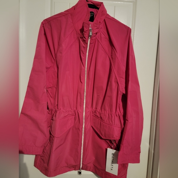 ATHLETA Westerly Jacket Travel Jacket Salvia Barbie Pink Size XLARGE NWT. - Picture 6 of 7